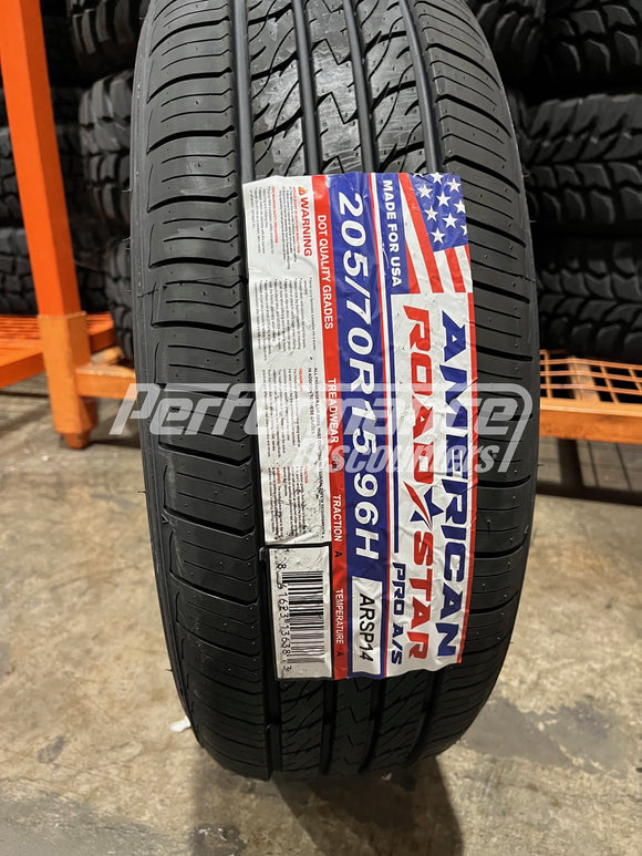 205/70R15 American Roadstar Pro A/S 96H BSW SL 205 70 15 2057015