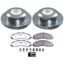 PowerStop Z36 Carbon-Fiber Ceramic Brake Pad with Drilled and Slotted Rotor Kit