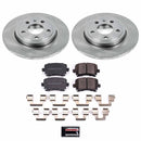 PowerStop OE Stock Replacement Low-Dust Ceramic Brake Pad and Rotor Kit
