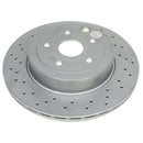 PowerStop Evolution Genuine Geomet Coated Rotors Rear For Subaru WRX STI