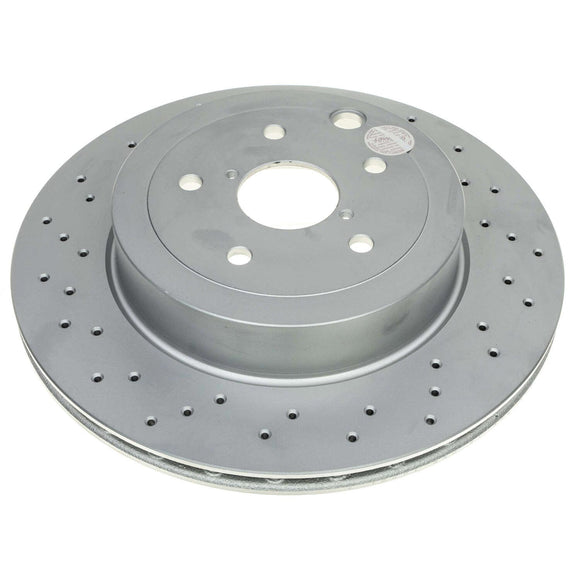 PowerStop Evolution Genuine Geomet Coated Rotors Rear For Subaru WRX STI