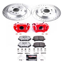 PowerStop Z36 Truck and SUV Ceramic Brake Pad, Drilled & Slotted Rotor, and Cali