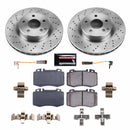 PowerStop OE Stock Replacement Low-Dust Ceramic Brake Pad and Rotor Kit