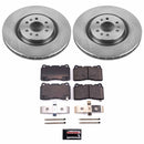 PowerStop OE Stock Replacement Low-Dust Ceramic Brake Pad and Rotor Kit