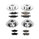 PowerStop Z23 Daily Driver Carbon-Fiber Ceramic Brake Pad and Drilled & Slotted