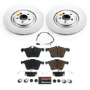 PowerStop Genuine Geomet Coated Rotor and Carbon-Fiber Ceramic Brake Pad Kit