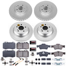 PowerStop Genuine Geomet Coated Rotor and Carbon-Fiber Ceramic Brake Pad Kit