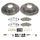PowerStop Z36 Carbon-Fiber Ceramic Brake Pad with Drilled and Slotted Rotor Kit