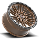 18x9 Vortek VRT-604 Zeus Matte Bronze Black Bead Ring 6x135 ET0 CB106.1 Wheel