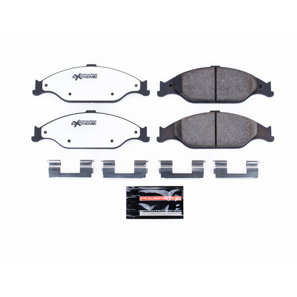 PowerStop Z26 Street Performance Carbon-Fiber Ceramic Brake Pads With Hardware
