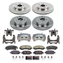 PowerStop OE Stock Replacement Low-Dust Ceramic Brake Pad, Rotor and Caliper Kit
