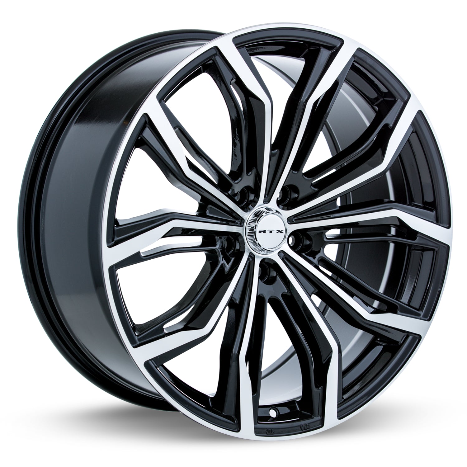 18x8 RTX Black Widow Black Machined 5x114.3 ET42 wheel/rim