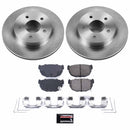 PowerStop OE Stock Replacement Low-Dust Ceramic Brake Pad and Rotor Kit
