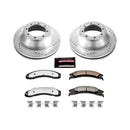 PowerStop Z36 Carbon-Fiber Ceramic Brake Pad with Drilled and Slotted Rotor Kit