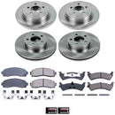 PowerStop OE Stock Replacement Low-Dust Ceramic Brake Pad and Rotor Kit