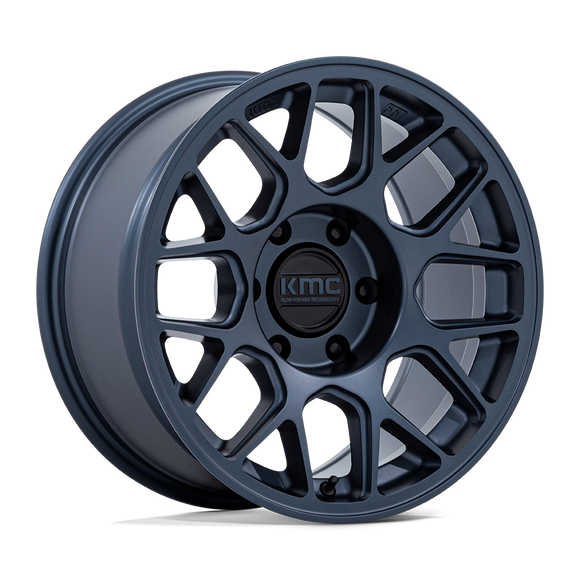 17X8.5 KMC KM730 Hatchet Metallic Blue 6x135 ET25 Wheel Rim