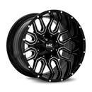 20x12 Hardrock Commander Gloss Black Milled 5x127/139.7 ET-51 wheel/rim-2