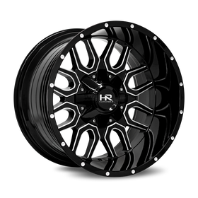 20x12 Hardrock Commander Gloss Black Milled 5x127/139.7 ET-51 wheel/rim - 0