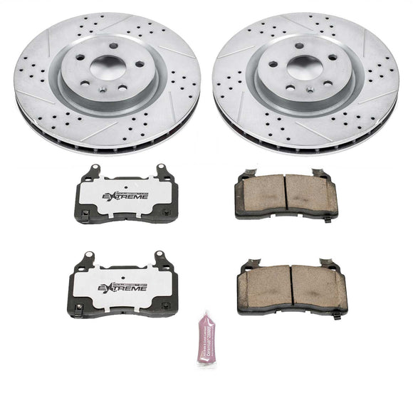 PowerStop Z26 Street Performance Ceramic Brake Pad and Drilled & Slotted Rotor K