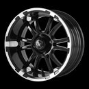 14X6.5 Fairway Alloys Sixer Machined Matte Black Wheel/Rim 4x101.6 ET-20-3