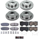 PowerStop OE Stock Replacement Low-Dust Ceramic Brake Pad and Rotor Kit