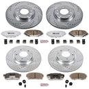 PowerStop Z26 Street Performance Ceramic Brake Pad and Drilled & Slotted Rotor K