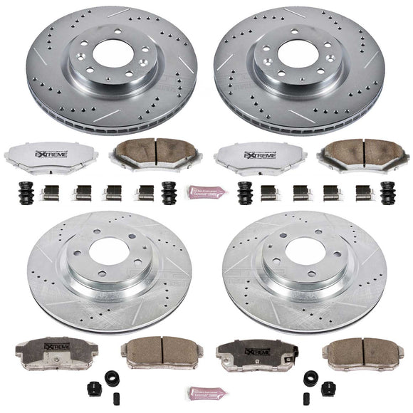 PowerStop Z26 Street Performance Ceramic Brake Pad and Drilled & Slotted Rotor K