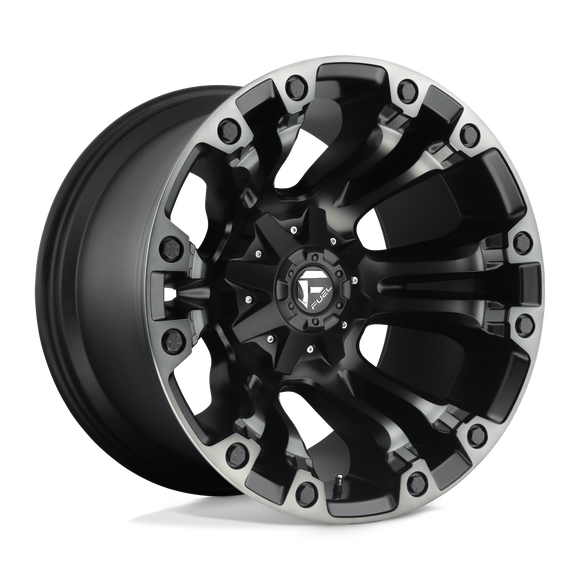 17x9 Fuel Off-Road D851 Vapor Black 5x114.3 ET-12 CB78.1 Wheel Rim