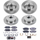PowerStop Track Day Spec High-Performance Brake Pad and Rotor Kit