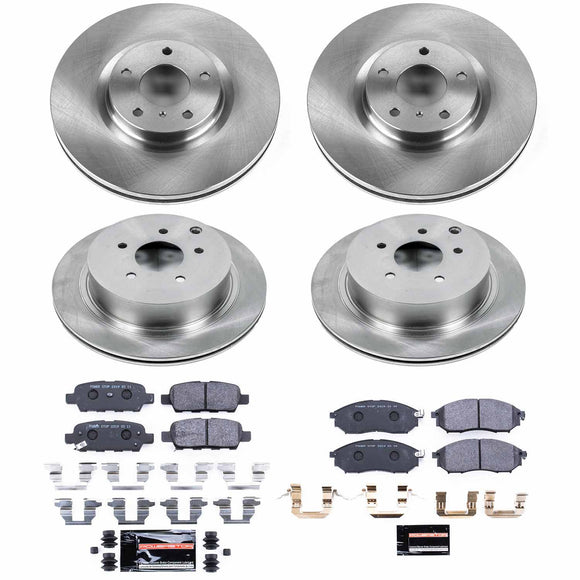 PowerStop Track Day Spec High-Performance Brake Pad and Rotor Kit