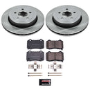 PowerStop OE Stock Replacement Low-Dust Ceramic Brake Pad and Rotor Kit