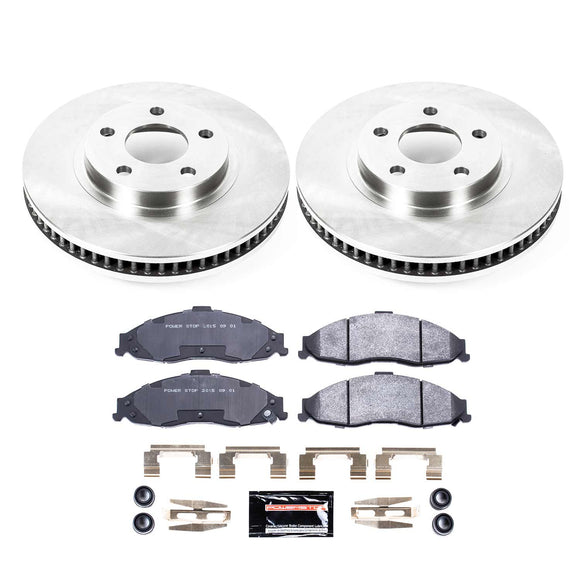 PowerStop Track Day High-Performance Brake Pad and Rotor Kit