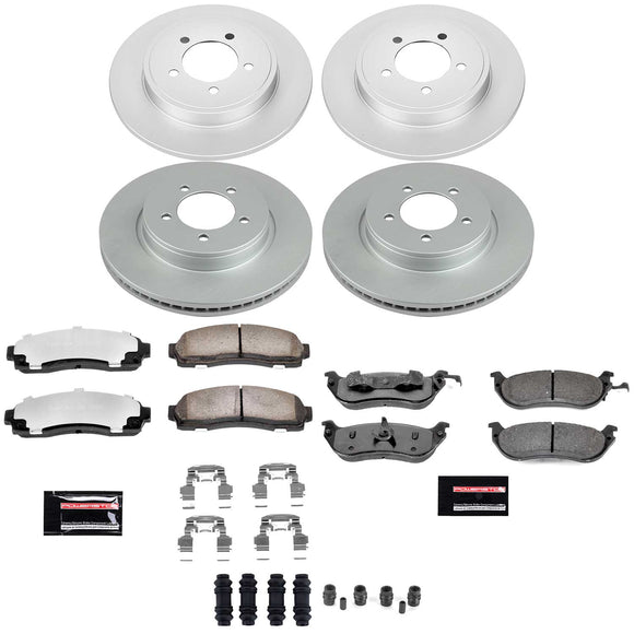 Z36 Truck & Tow Premium Carbon-Fiber Ceramic Brake Pad and Fully Coated Rotor Ki