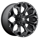 17x9 Fuel Off-Road D546 Assault Matte Black Milled 5x139.7 ET1 CB110.1 Wheel Rim