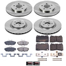 PowerStop OE Stock Replacement Low-Dust Ceramic Brake Pad and Rotor Kit