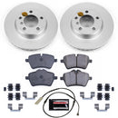 PowerStop Genuine Geomet Coated Rotor and Carbon-Fiber Ceramic Brake Pad Kit