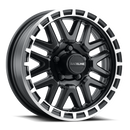 13x4.5 Raceline 953BM Black / Machined 5x114.3 5x4.5 ET-0.125 Wheel Rim