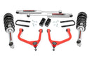 Rough Country Red 3.5 Inch Lift Kit 25-26 Chevy 1500 N3 Struts