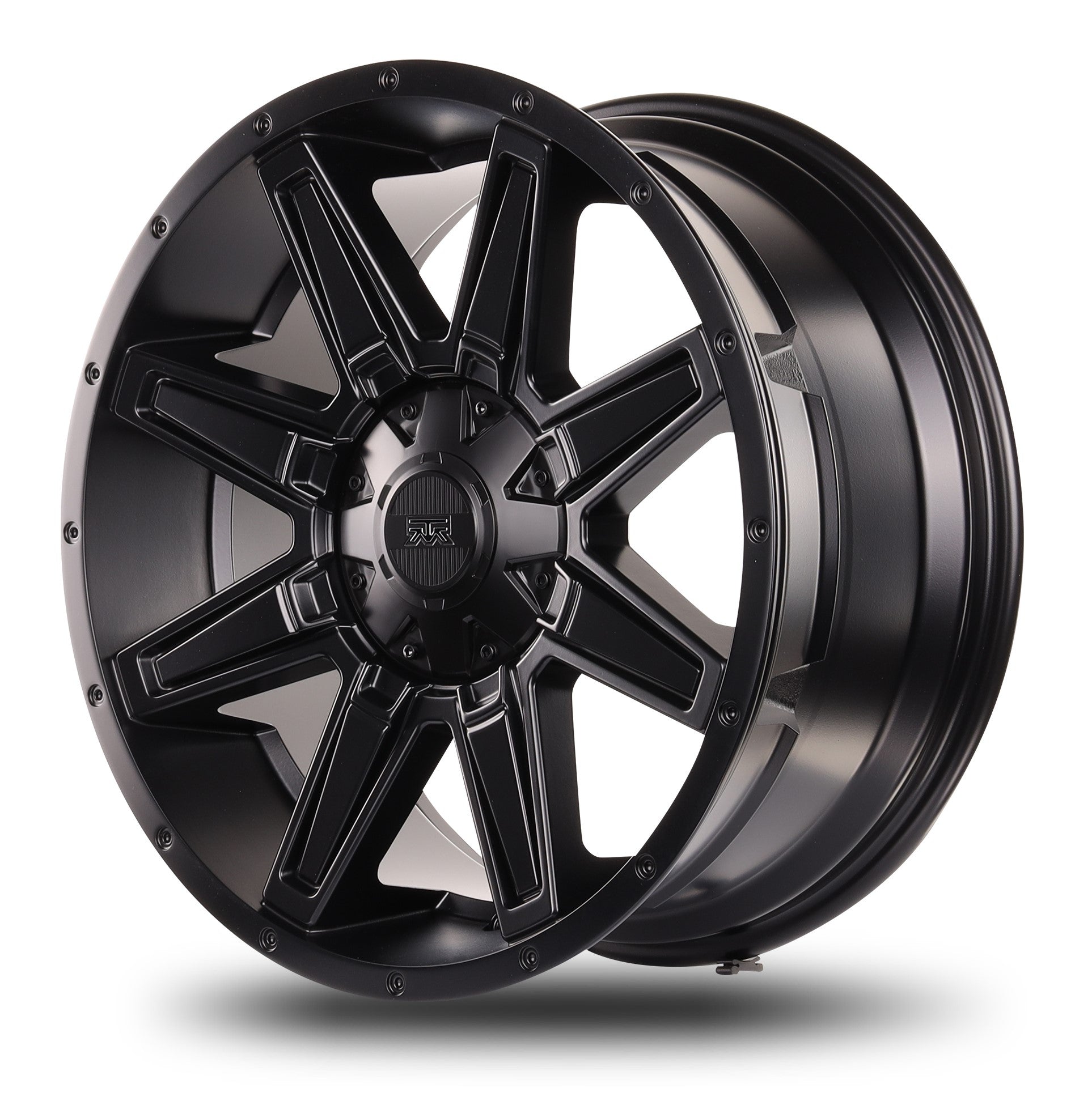 20x10 Mudder Trucker MT404 Deviant Black 6x135 6x139.7 6x5.5 ET-19 Wheel