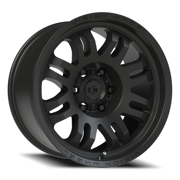 18x9.5 Vision 409 Inferno Satin Black 6x139.7 6x5.5 ET-18 Wheel Rim