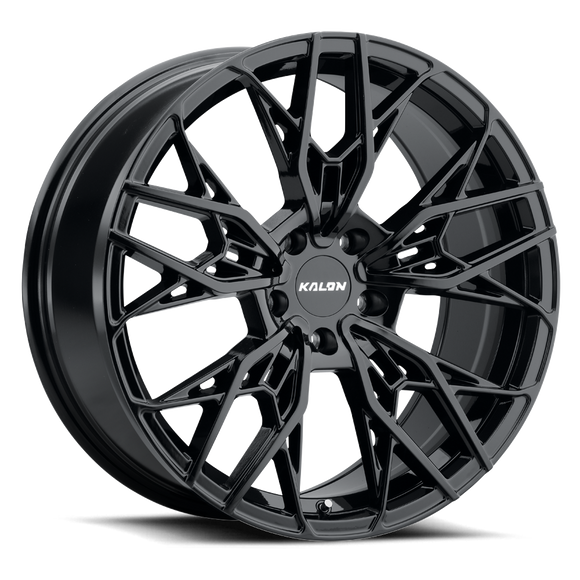 18x8 Kalon Wheels Scout-107 Gloss Black Wheel 5x120 ET38 CB73