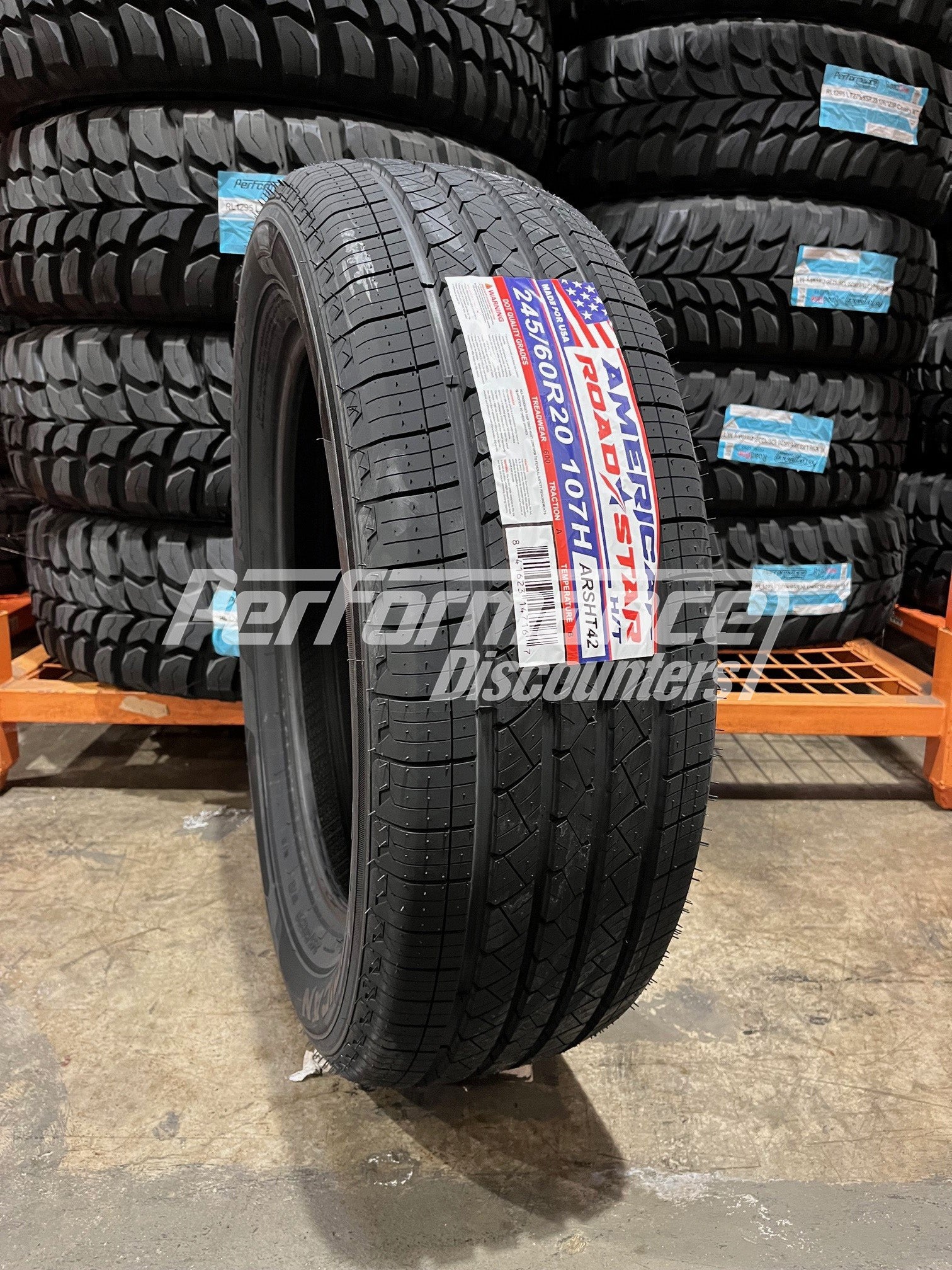 American Roadstar H/T Tire(s) 245/60R20 107H SL BSW