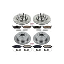 PowerStop OE Stock Replacement Low-Dust Ceramic Brake Pad and Rotor Kit