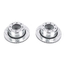 PowerStop Evolution Drilled Slotted Rotors Pair Rear For Dodge Ram 2500