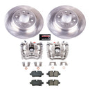 PowerStop OE Stock Replacement Low-Dust Ceramic Brake Pad, Rotor and Caliper Kit