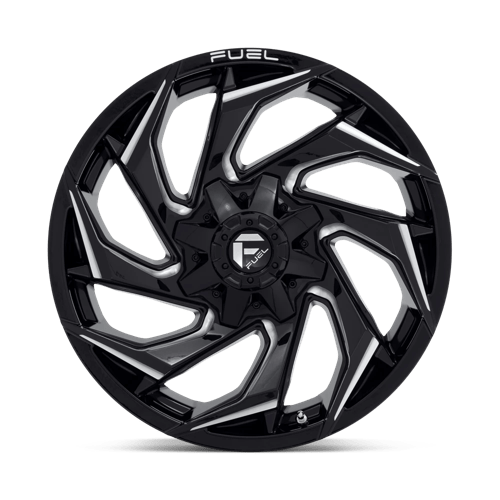 20x9 Fuel Off-Road D753 Reaction Gloss Black Milled 8x170 ET20 CB125.1 Wheel Rim