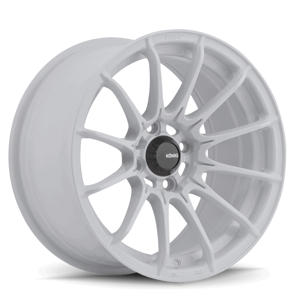 15x7 Konig Dial In Gloss White 4x100 ET35 Wheel Rim