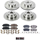 PowerStop OE Stock Replacement Low-Dust Ceramic Brake Pad and Rotor Kit