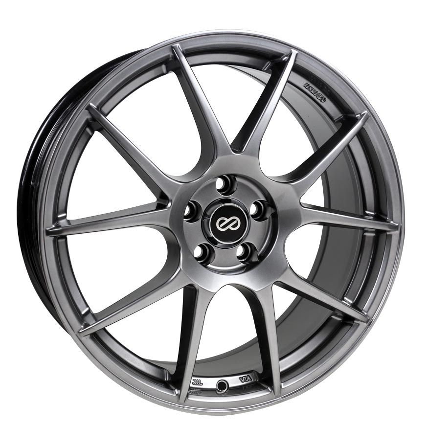 18X8 Enkei YS5 Wheel/Rim Hyper Black 5X100 ET45 5-100 18-8