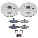 PowerStop Genuine Geomet Coated Rotor and Low-Dust Ceramic Brake Pad Kit